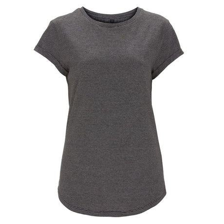 Women's rolled-sleeved organic cotton shirt