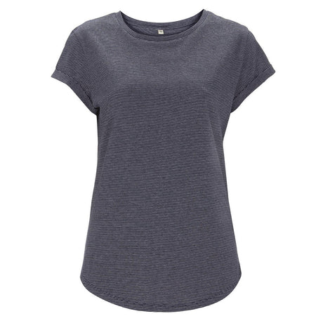 Women's rolled-sleeved organic cotton shirt