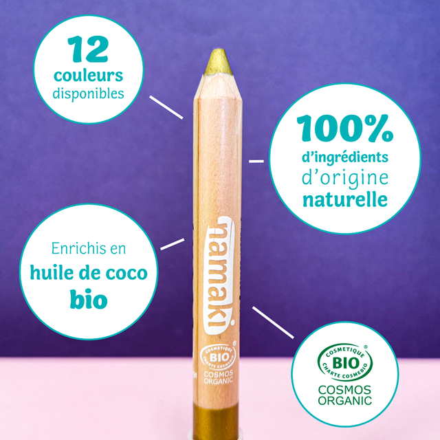 Organic make up pencils for Carnival, Halloween and parties