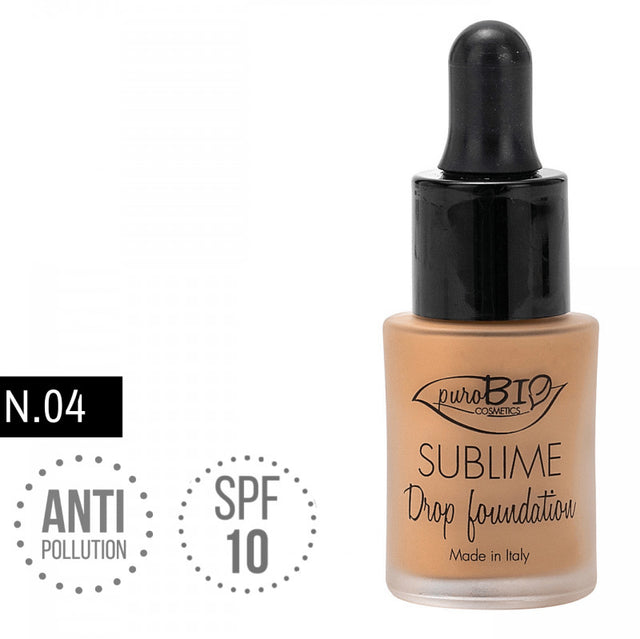 Fondotinta Drop Foundation Sublime 04 puroBIO VEGAN