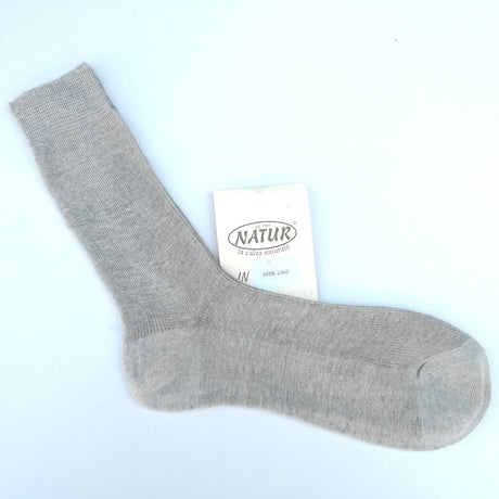 Short socks in pure natural linen