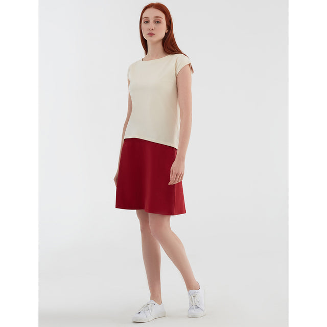 Albero Natur Basic Color skirt in organic cotton