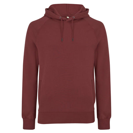 Heavy unisex sweatshirt with hood in organic cotton