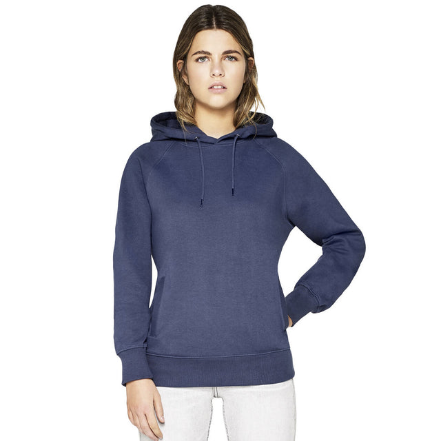 Heavy unisex sweatshirt with hood in organic cotton