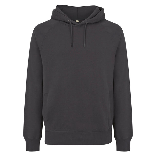 Heavy unisex sweatshirt with hood in organic cotton