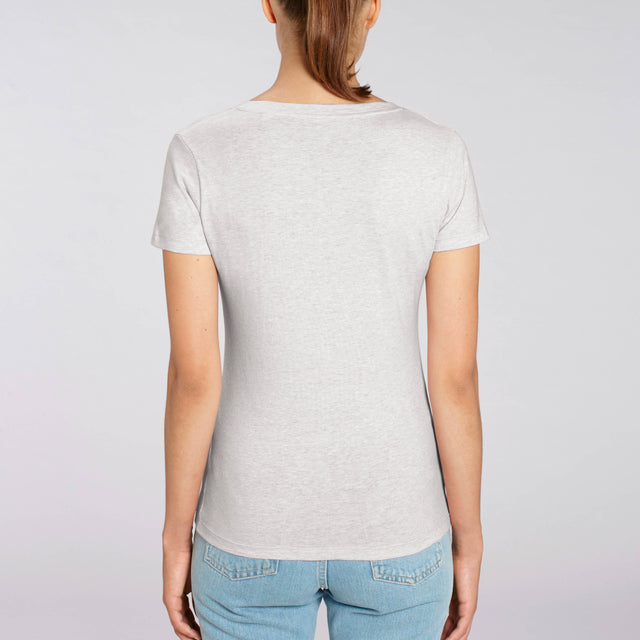 Evoker Melange women's sweater in organic cotton