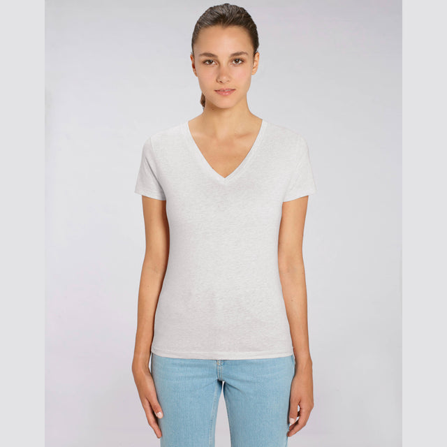 Evoker Melange women's sweater in organic cotton