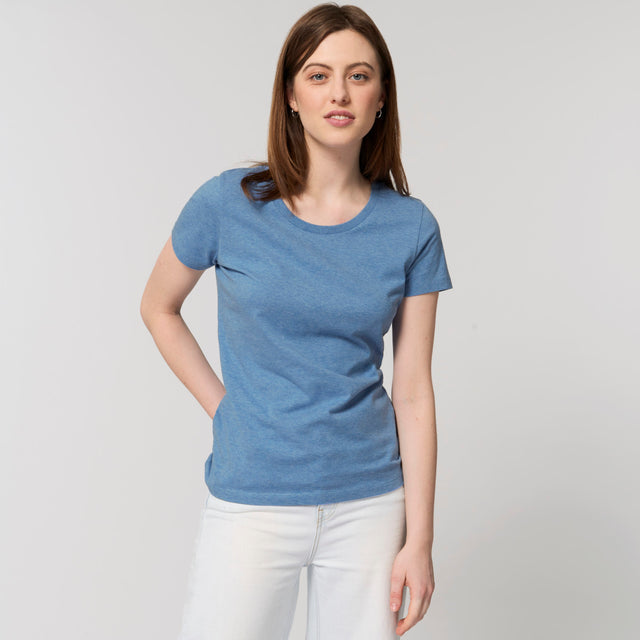 Maglia donna Expresser Melange in cotone biologico