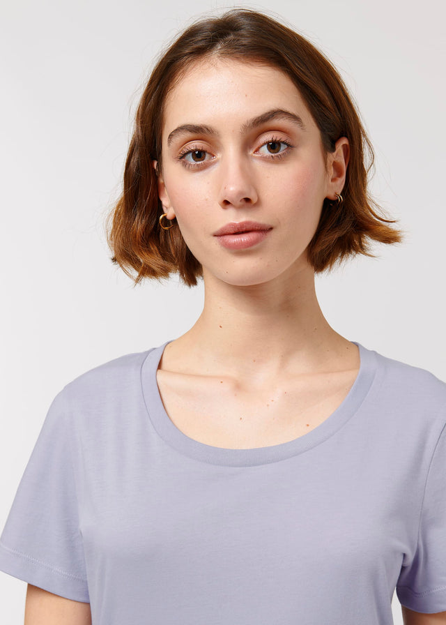 Expresser women's crew-neck sweater in organic cotton