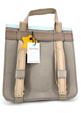 Multicolor REMI backpack in Fairtrade recycled leather