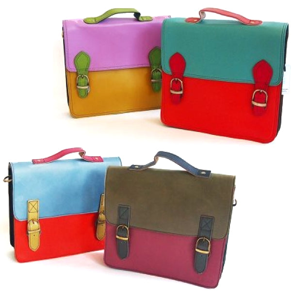 Borsa Messenger Premium in pelle riciclata EquoSolidale