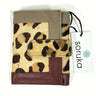 Easy animal print wallet in fair trade recycled leather