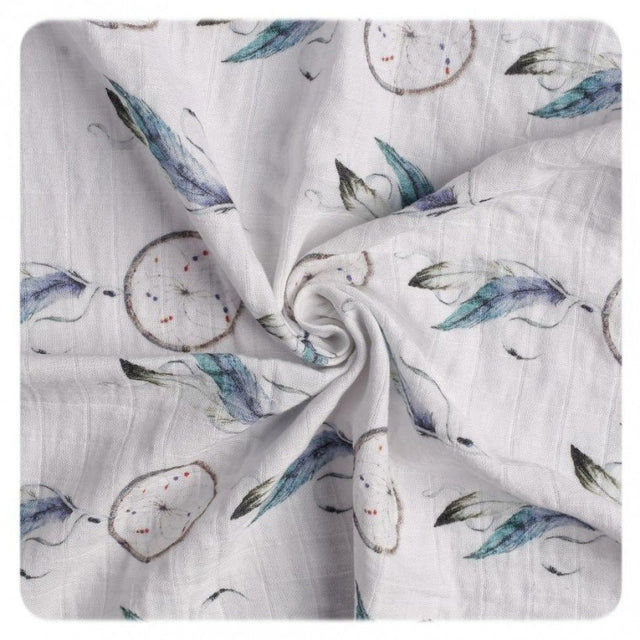 Dreamcatcher organic cotton swaddling muslin