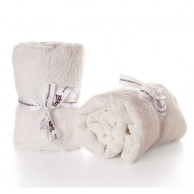 Square Bamboo terry towels - 2 pcs 60x60