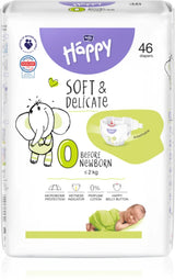 Happy BellaBaby diapers - 0 premature &lt;2kg 46 pieces