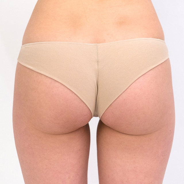 Laser Cut Brazilian Briefs in stretch cotton