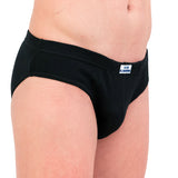 100% cotton ribbed men's briefs