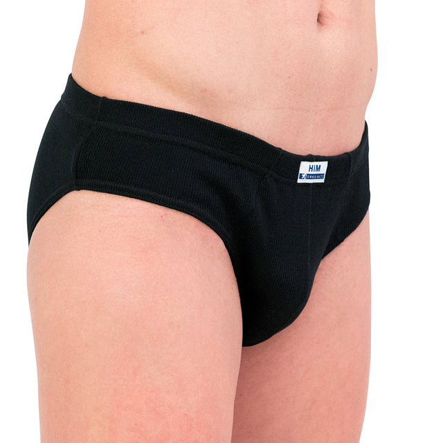 100% cotton ribbed men's briefs