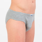 100% cotton ribbed men's briefs