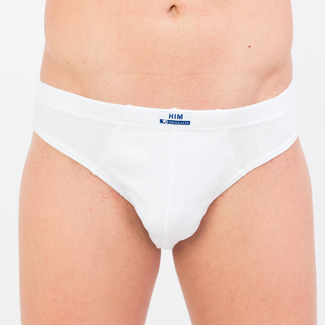 100% cotton ribbed men's briefs