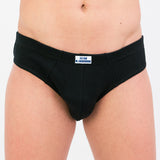 100% cotton ribbed men's briefs