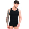 100% cotton ribbed men's tank top