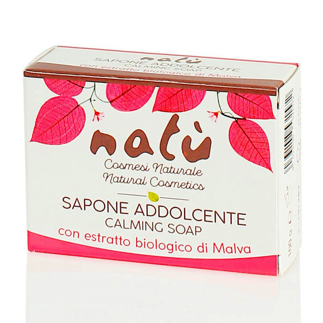 Sapone Addolcente all'Olio di Oliva con estratto Biologico di Malva