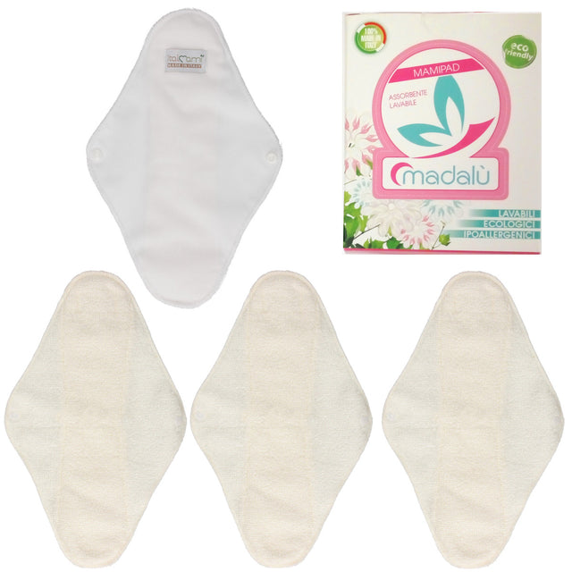 Washable sanitary napkin NIGHT in bamboo 4 pcs