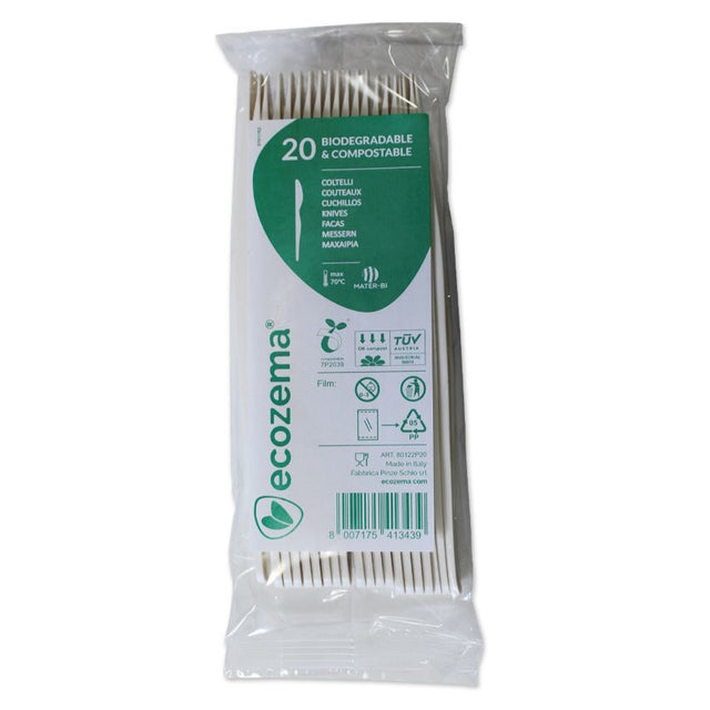 Ecozema compostable Mater-Bi knives