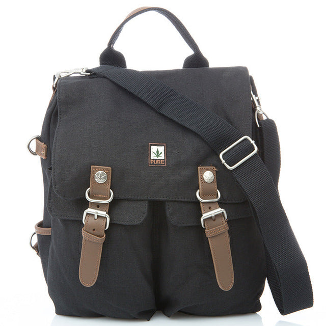 Pure hemp shoulder bag backpack