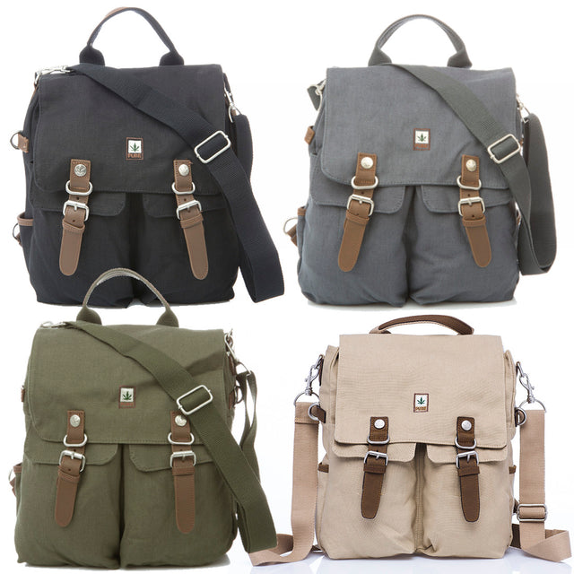 Pure hemp shoulder bag backpack