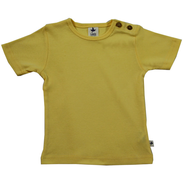 100% organic cotton T-shirt, Lemon Yellow