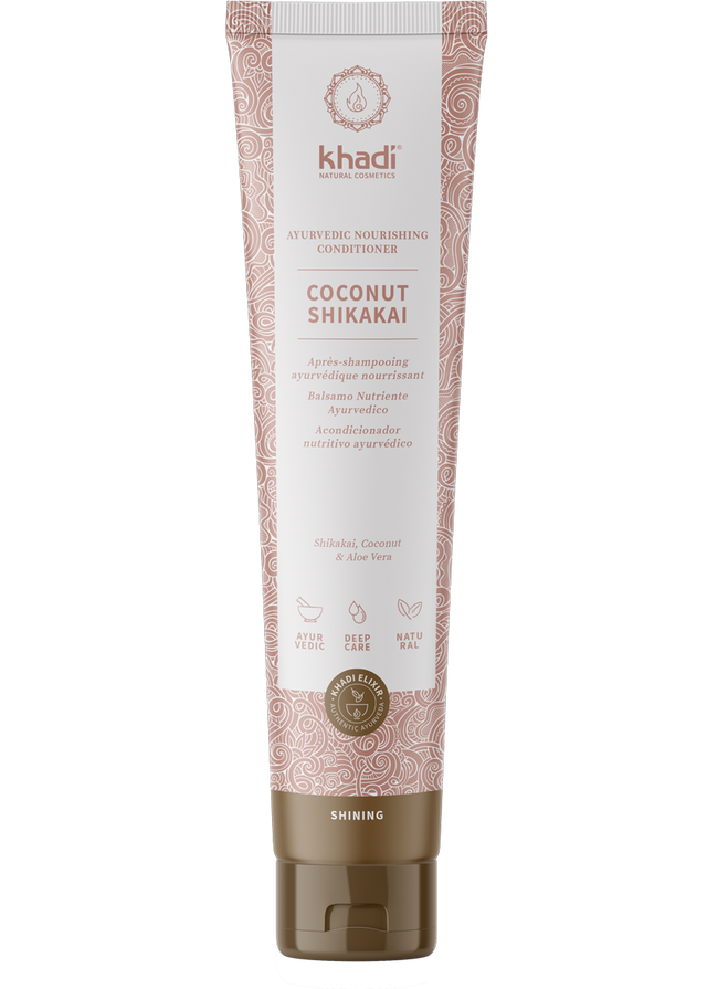 Ayurvedic hair conditioner with coconut and Shikakai