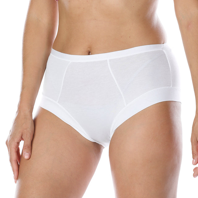 High-waisted Modal and Cotton briefs without elastic