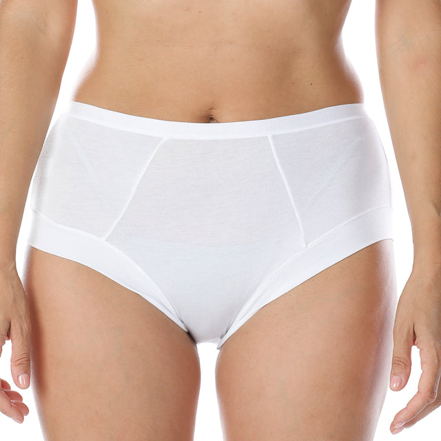 High-waisted Modal and Cotton briefs without elastic