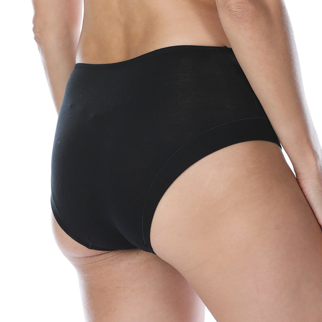 High-waisted Modal and Cotton briefs without elastic