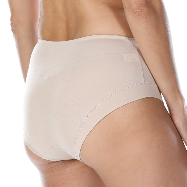 High-waisted Modal and Cotton briefs without elastic