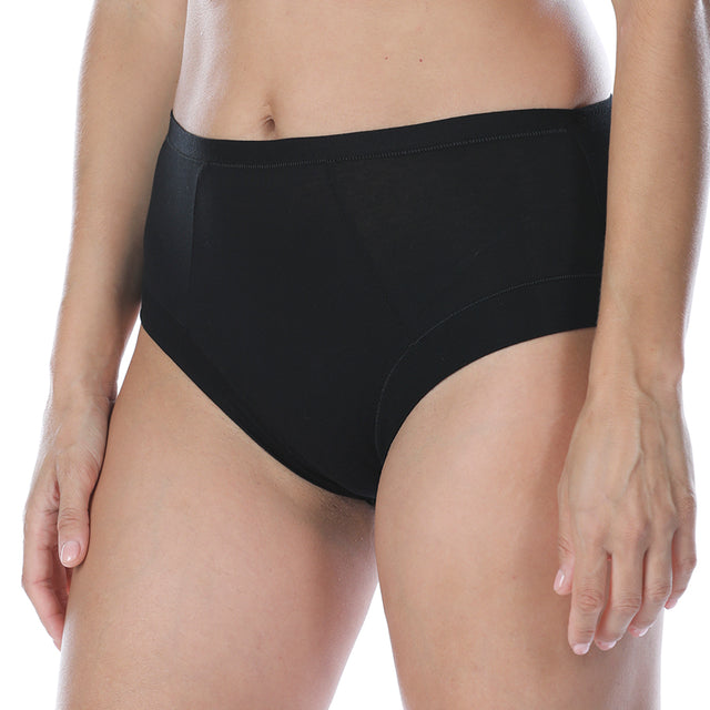 High-waisted Modal and Cotton briefs without elastic