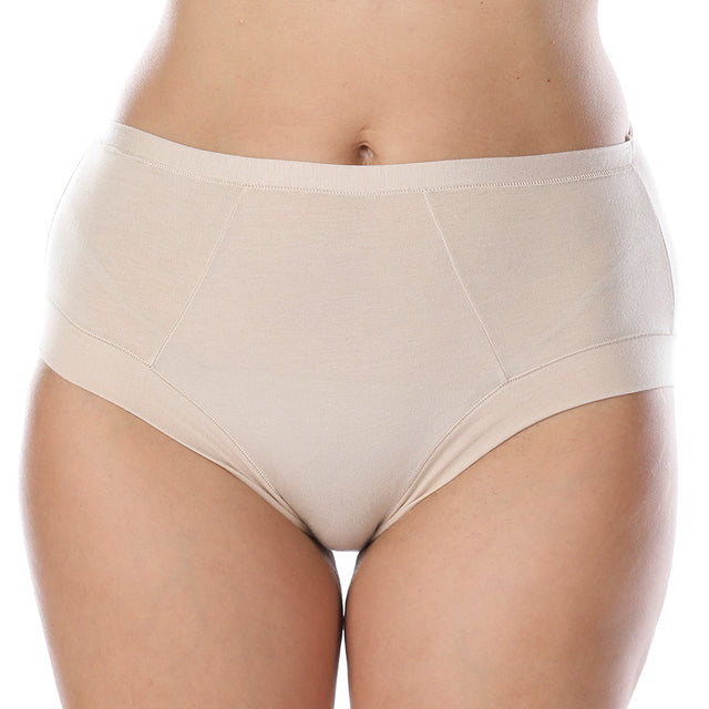 High-waisted Modal and Cotton briefs without elastic