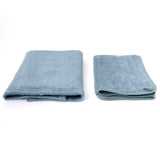 Hand and guest towel set in organic bamboo