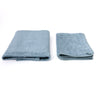 Hand and guest towel set in organic bamboo