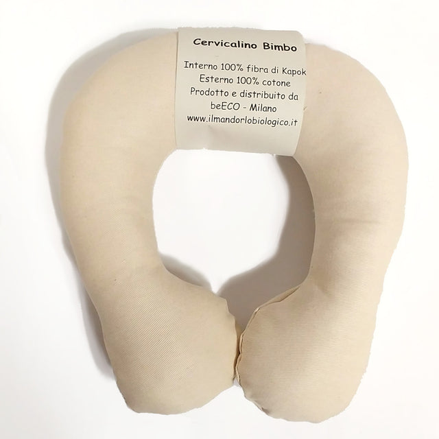 Neck pillow for children in Kapok