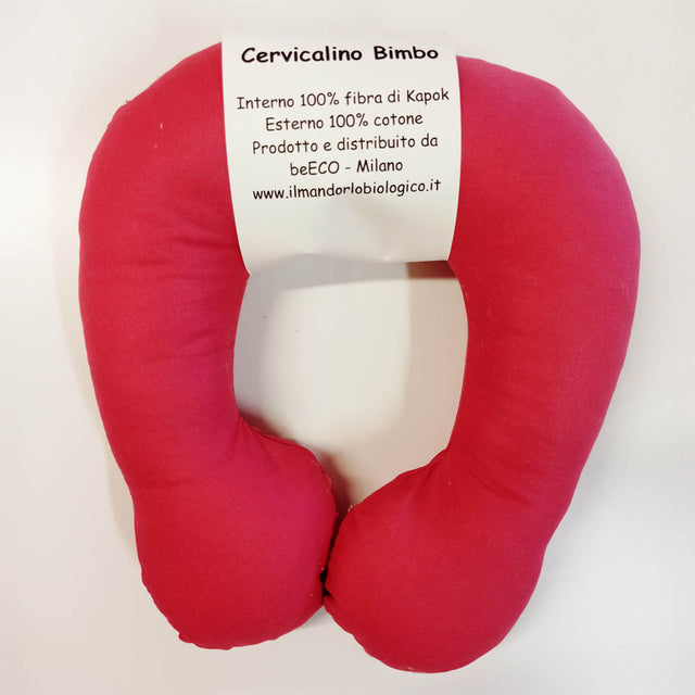 Neck pillow for children in Kapok