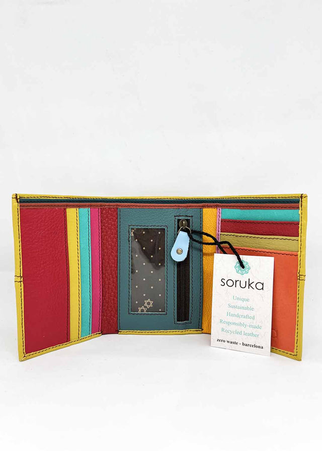 Easy wallet in Fairtrade recycled leather