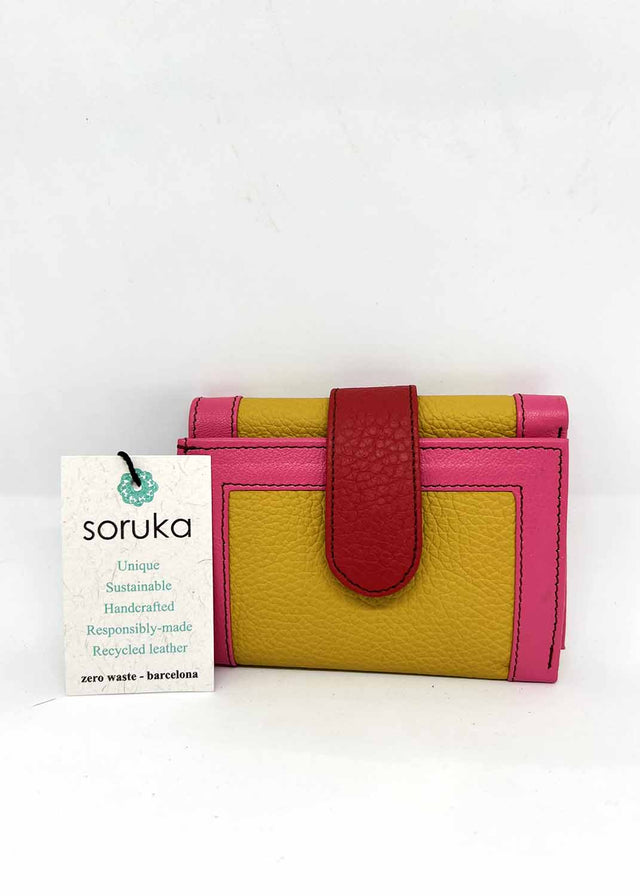 Easy wallet in Fairtrade recycled leather