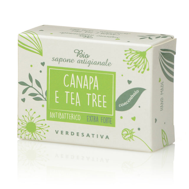 Sapone Extra Forte TEA TREE e Canapa Bio Vegan