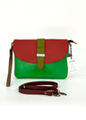 Saddle bag in Fairtrade recycled leather