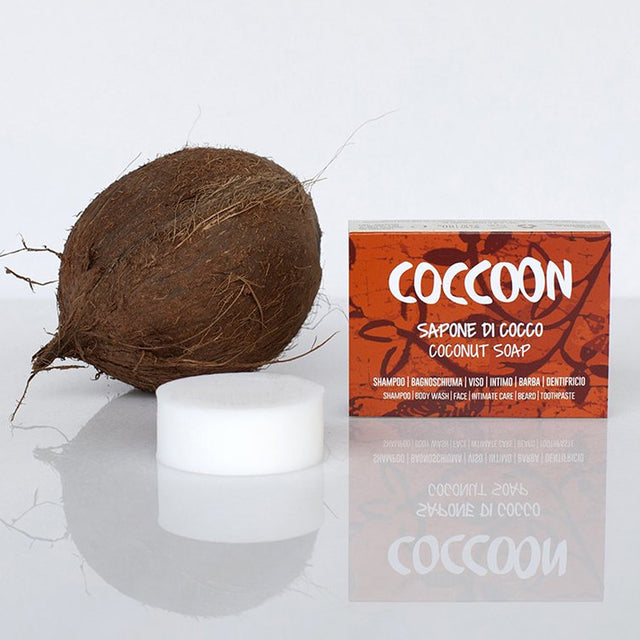 Sapone solido di COCCO - multiuso dalla testa ai piedi