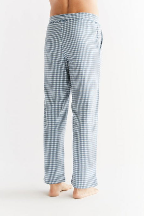 Homewear Denim Pantaloni pigiama uomo in 100% cotone biologico