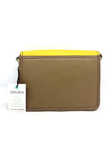 Clutch bag in Fairtrade recycled leather